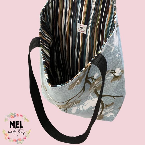 Floral Tote Bag - Handmade - Picture 2 of 3